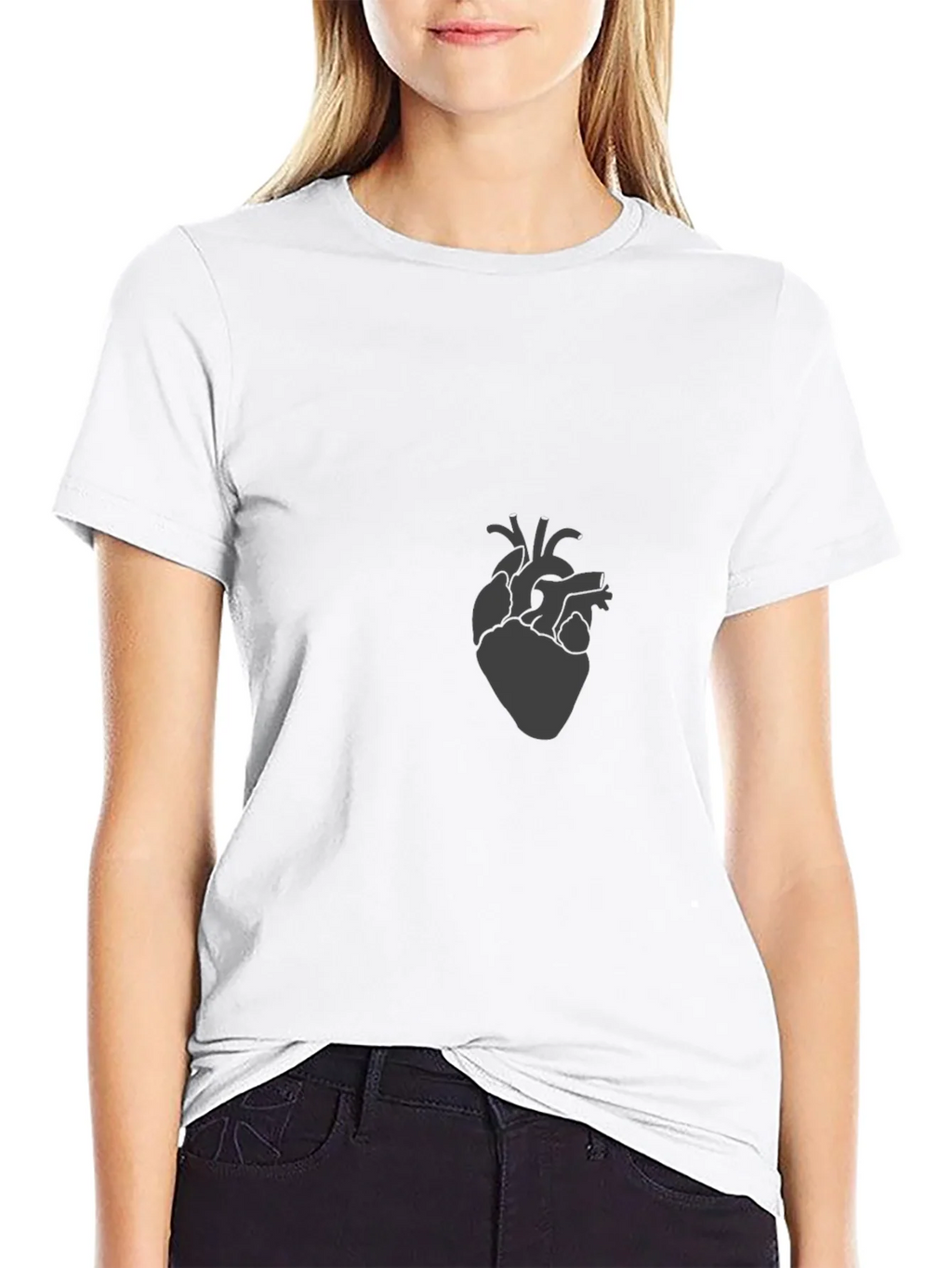 Anatomical Heart Graphic Tee - Modern Style product image 8