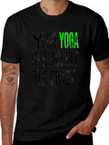 I Do Yoga to Burn Off the Crazy Graphic Tee product image 1