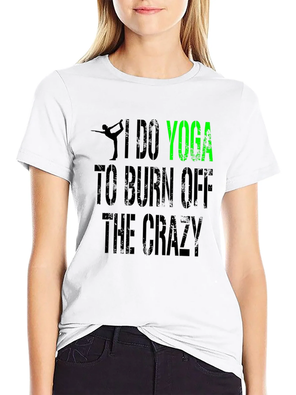 I Do Yoga to Burn Off the Crazy Graphic Tee product image 8