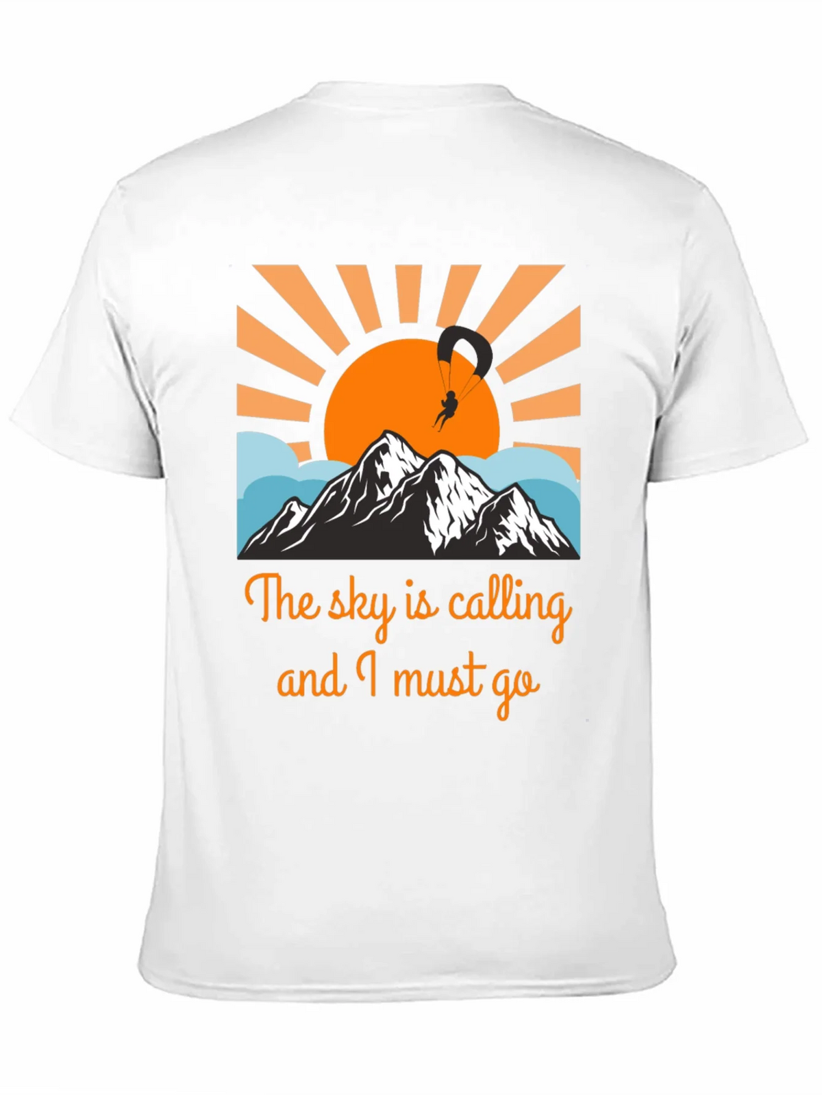 Sky Calling Paragliding Graphic Tee product image 10
