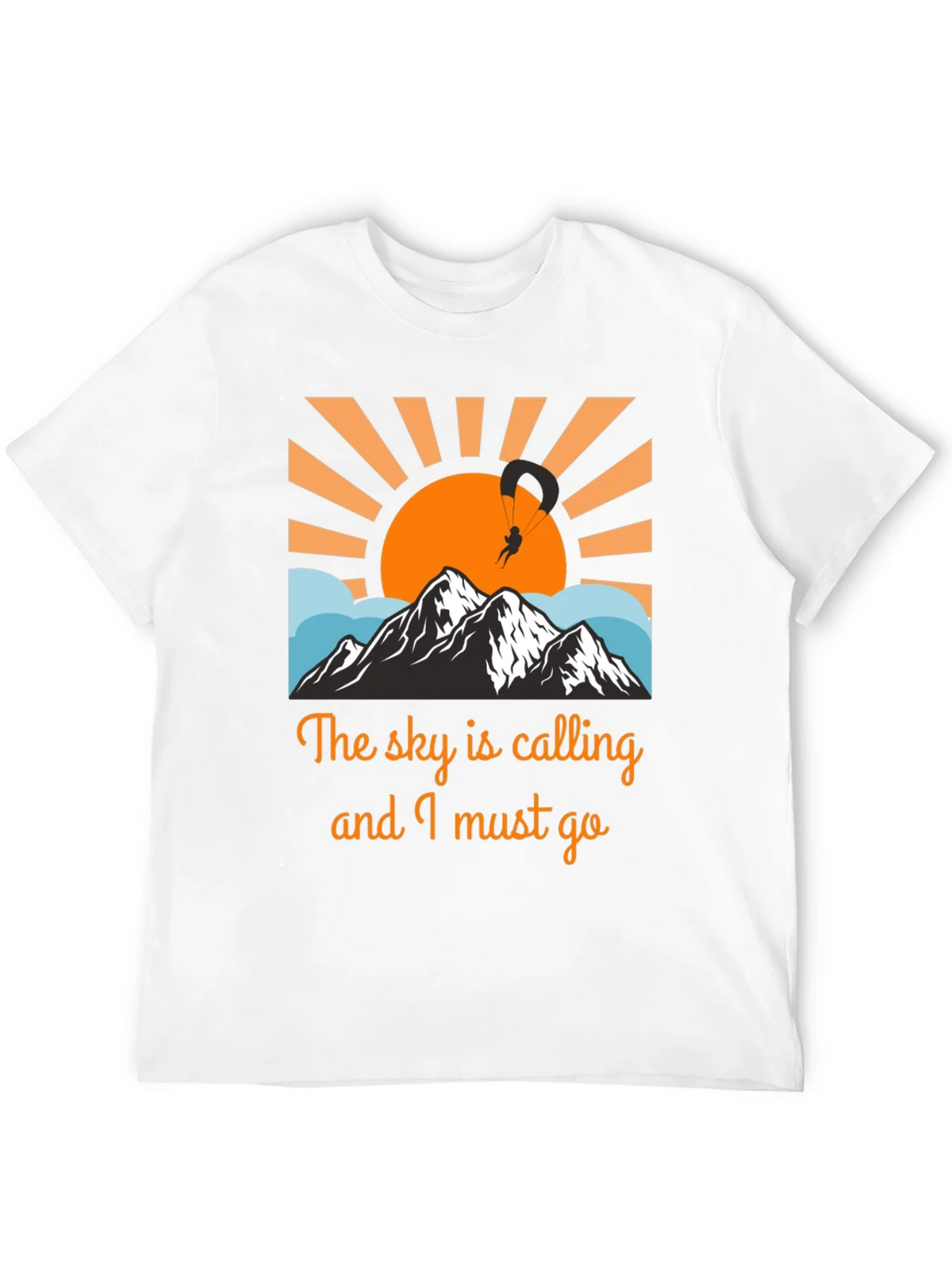 Sky Calling Paragliding Graphic Tee product image 11