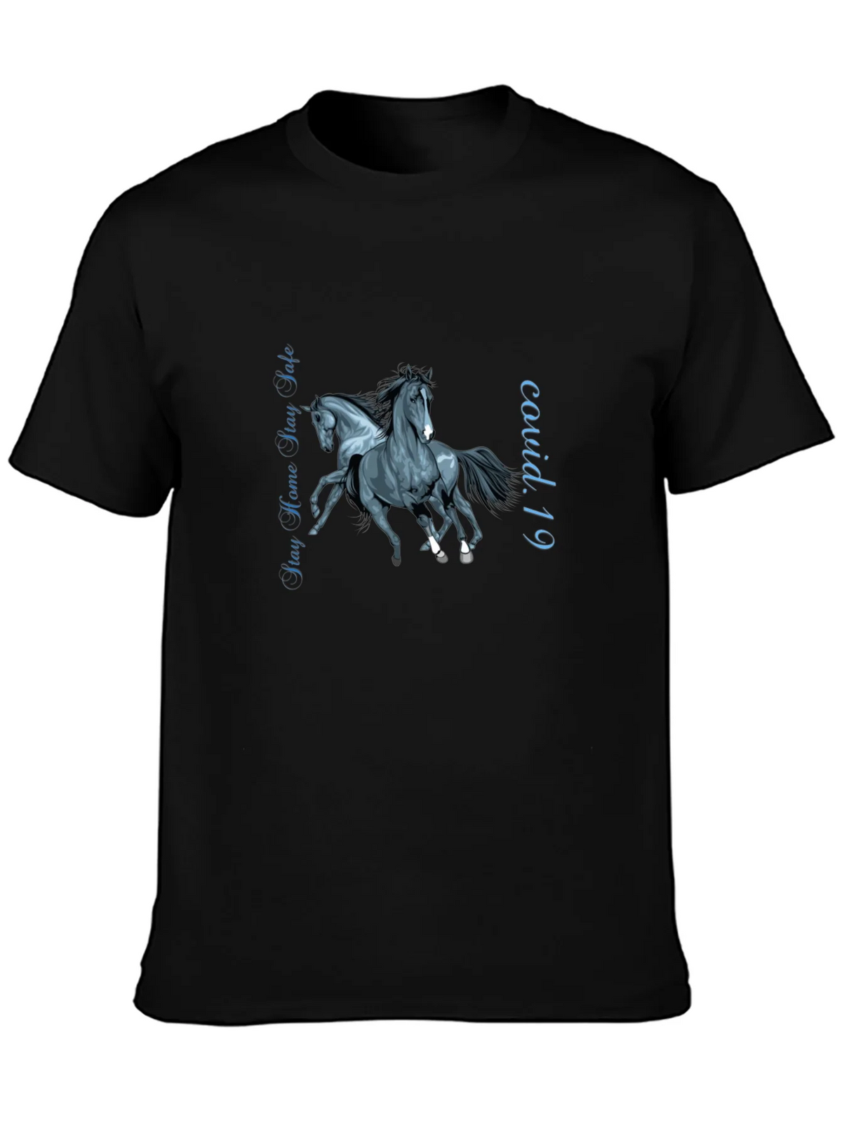 Stay Safe Horse Graphic Tee product image 2