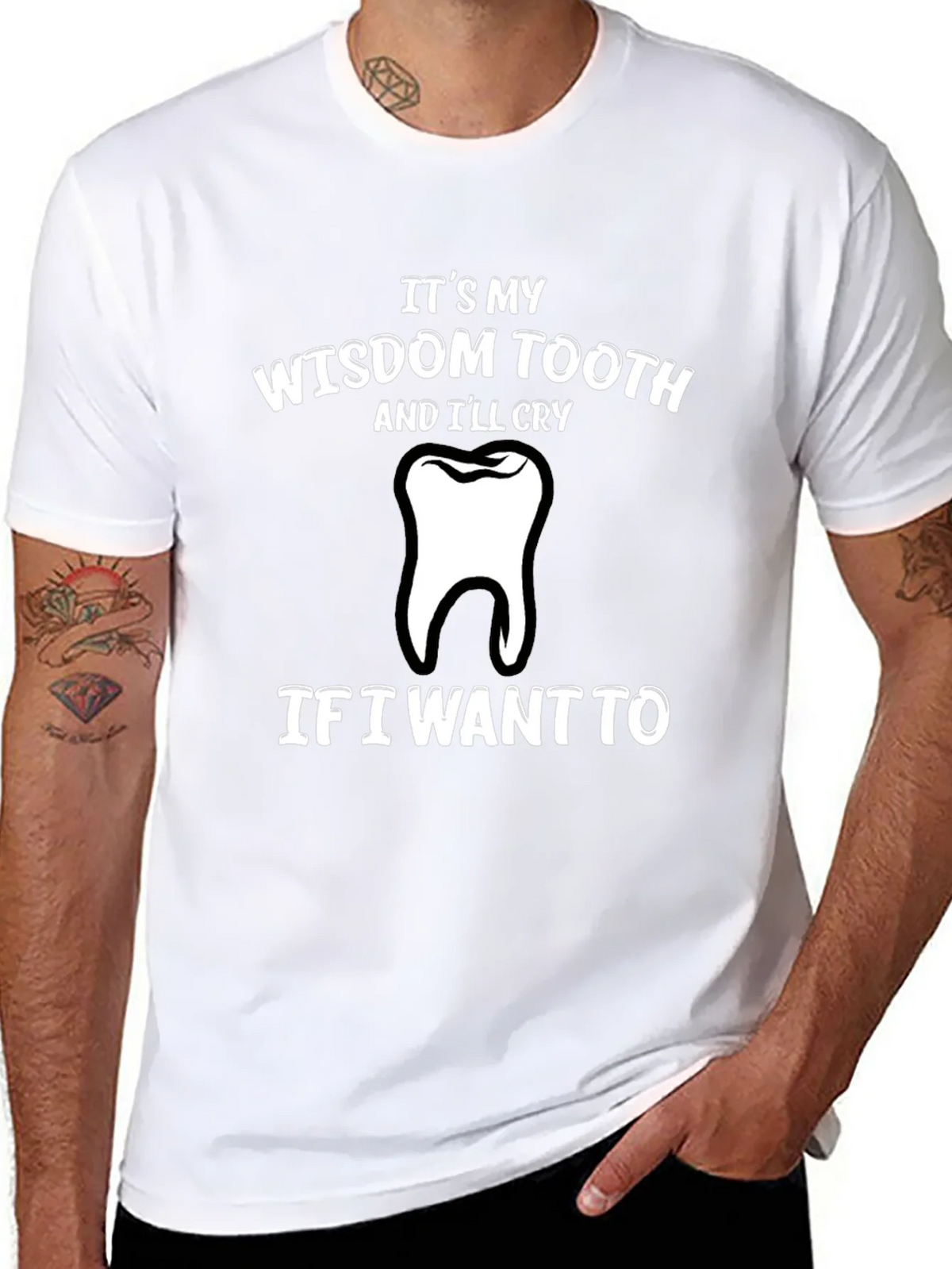 Wisdom Tooth Graphic T-Shirt - Funny and Comfortable! product image 7