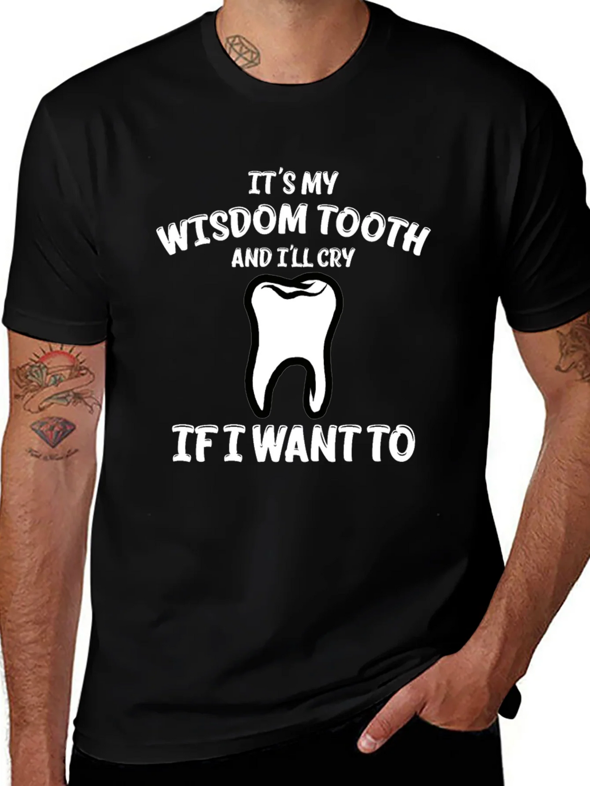 Wisdom Tooth Graphic T-Shirt - Funny and Comfortable! product image 1