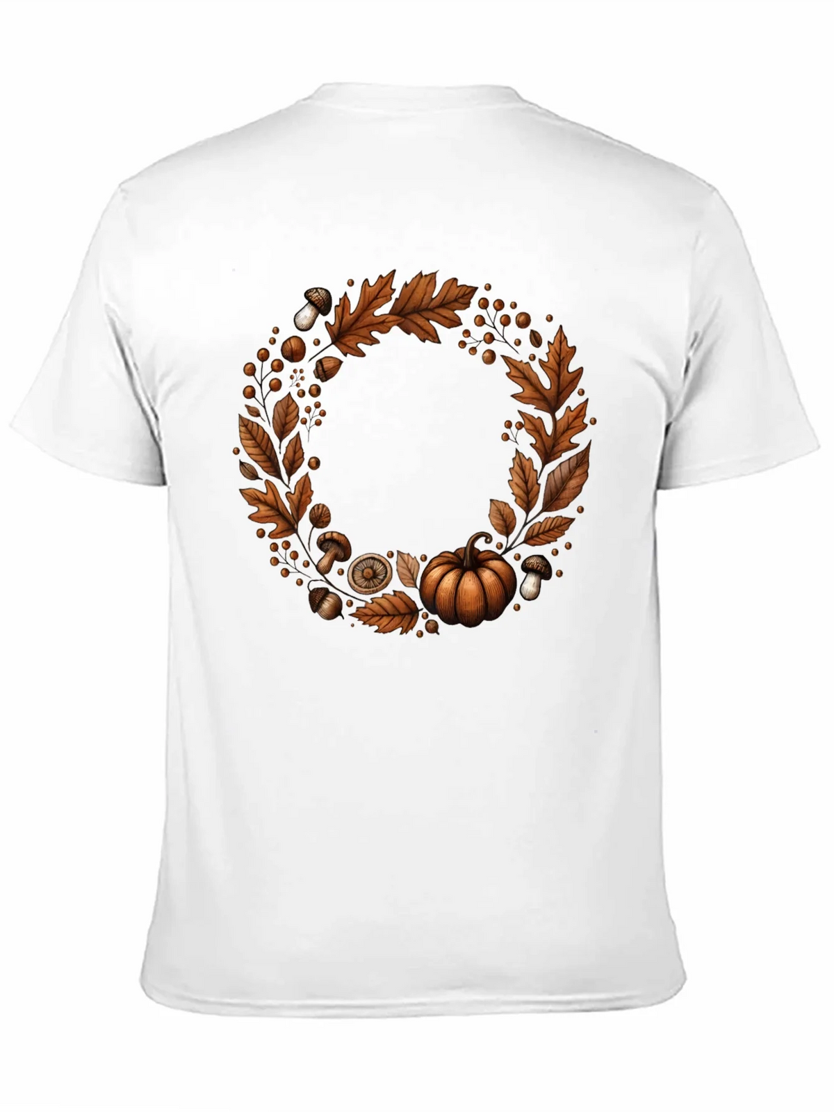Autumn Wreath Graphic Tee - Festive Fall Apparel product image 10
