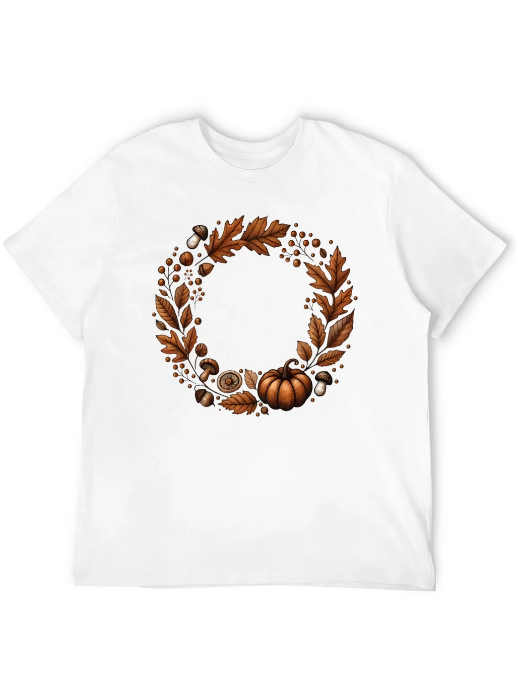 Autumn Wreath Graphic Tee - Festive Fall Apparel product image 11