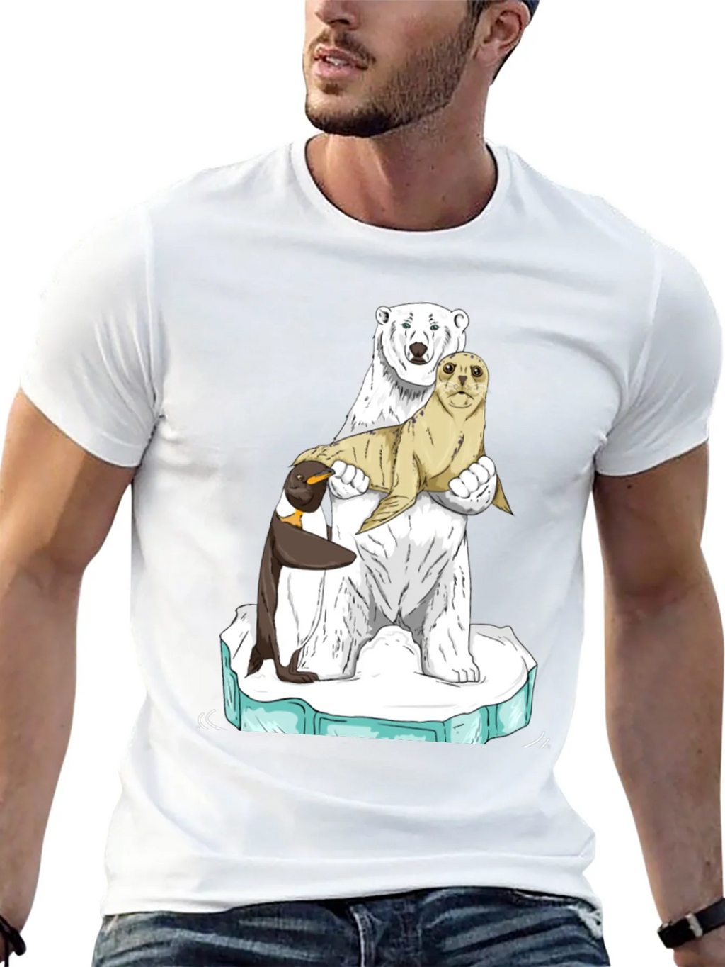 Polar Bear Seal Penguin T-Shirt product image 12