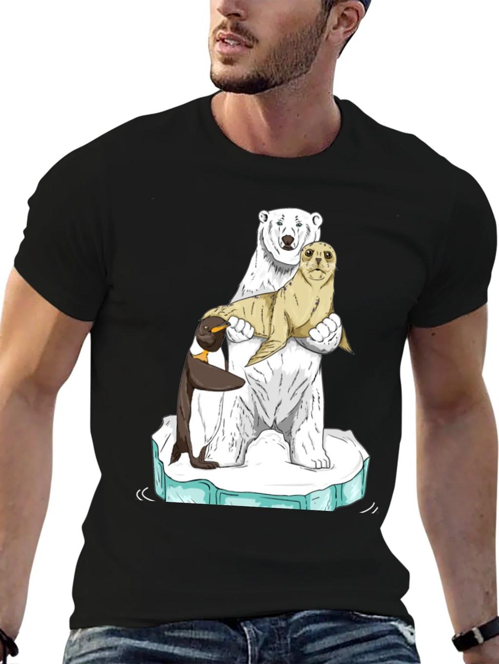 Polar Bear Seal Penguin T-Shirt product image 6