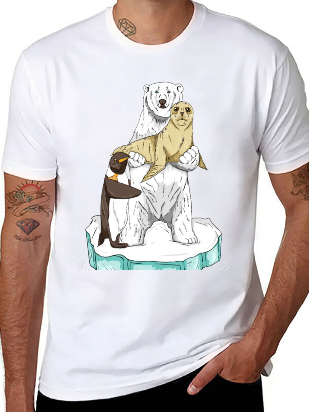 Polar Bear Seal Penguin T-Shirt product image 7