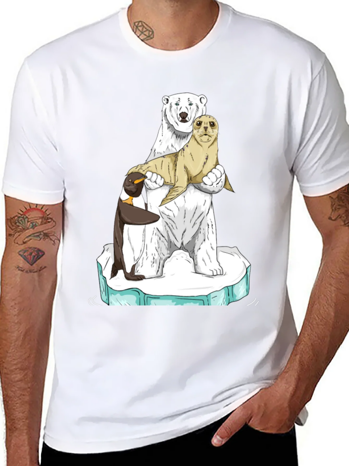 Polar Bear Seal Penguin T-Shirt product image 7
