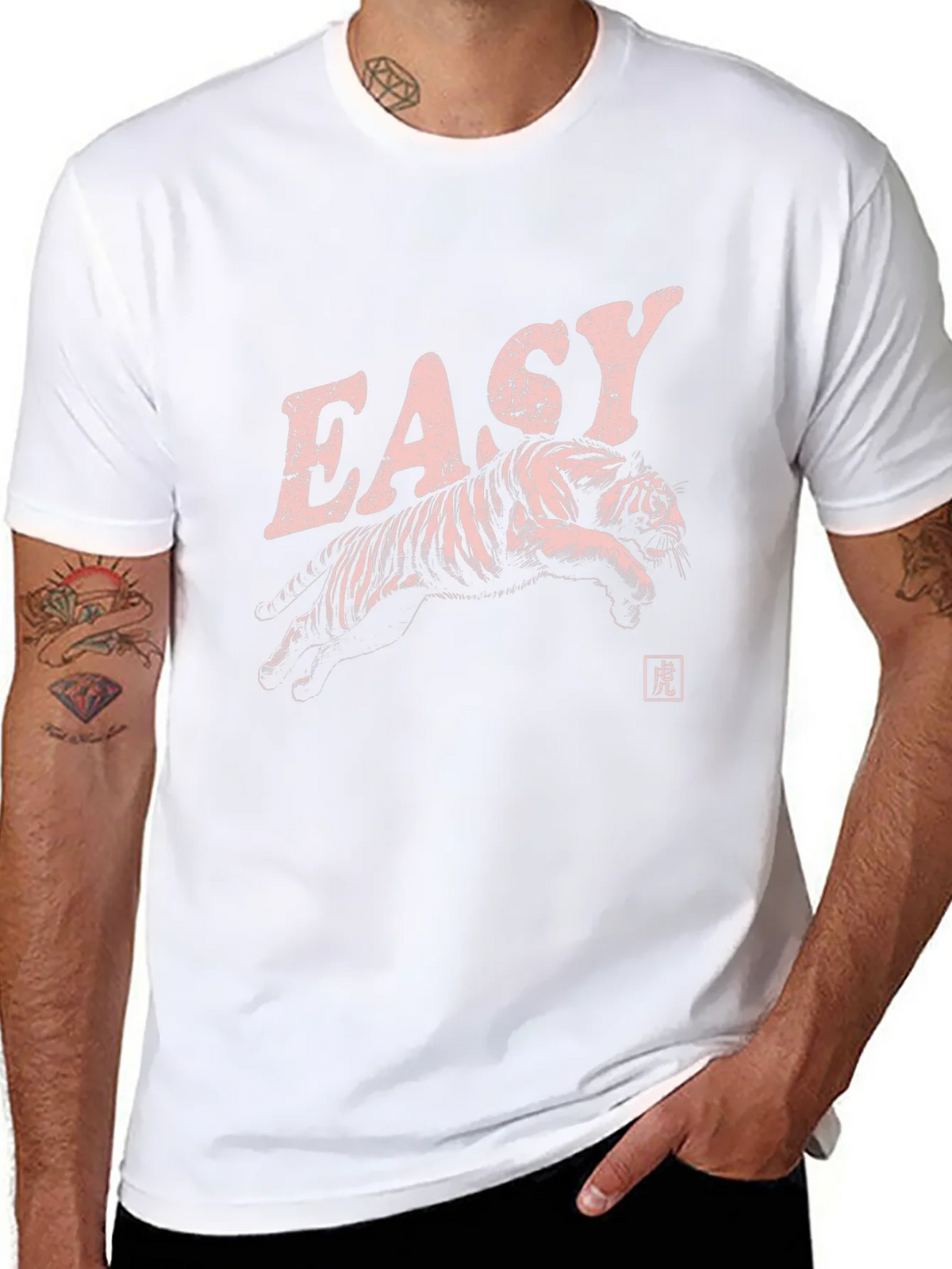 Easy Tiger Graphic Print Black T-Shirt product image 7