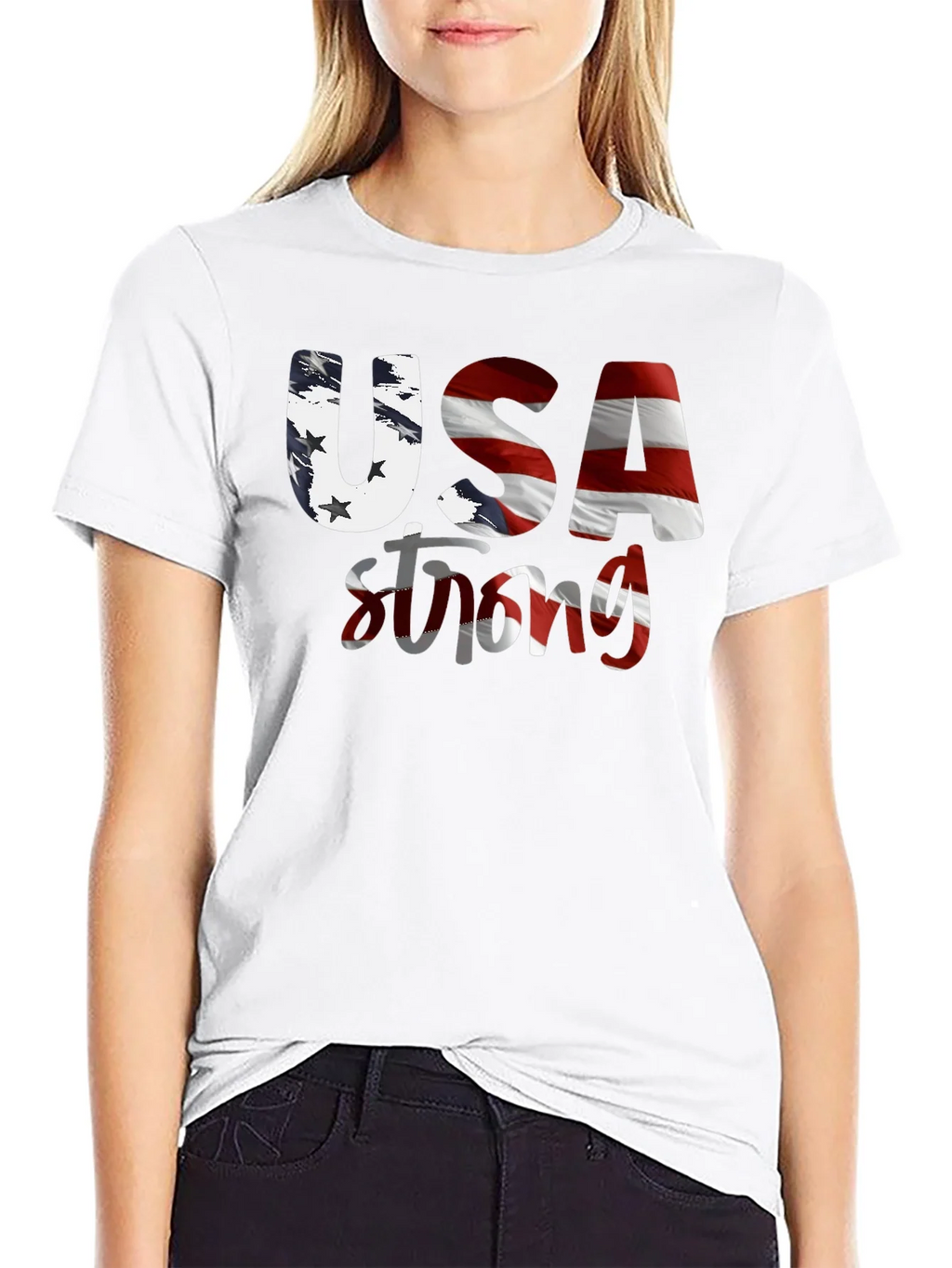 USA Strong Graphic T-Shirt product image 8