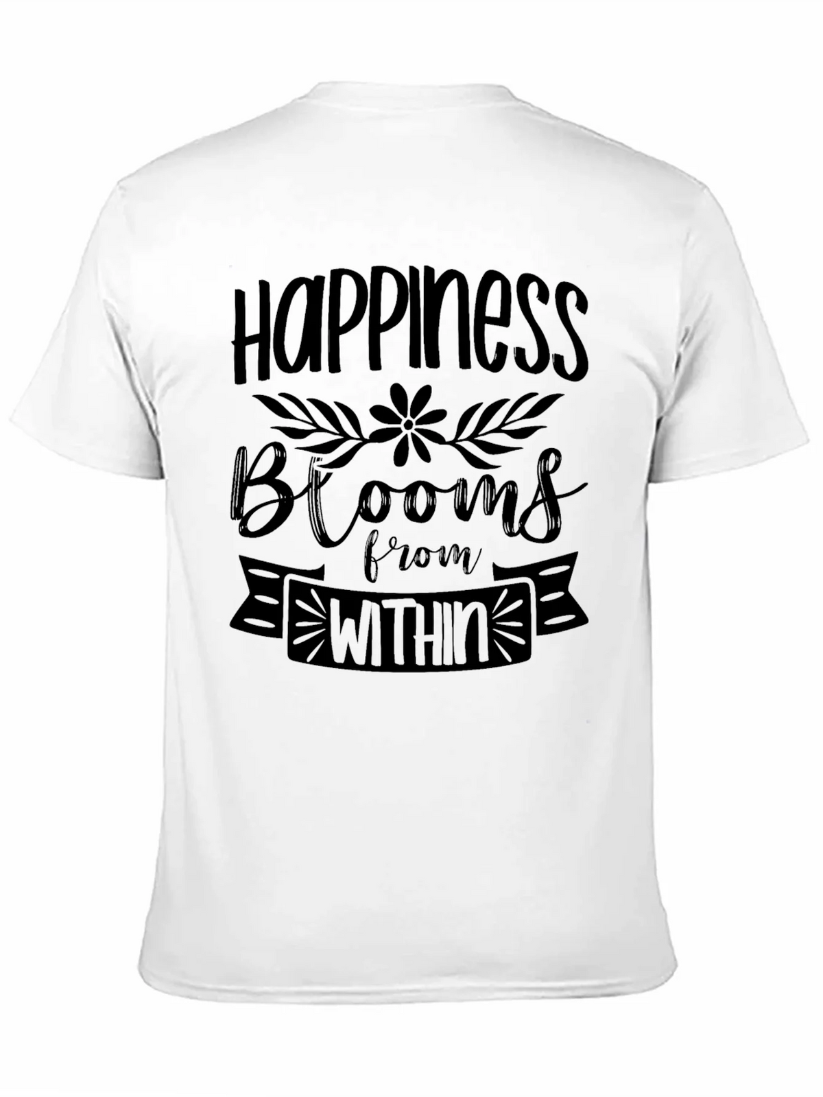 Happiness Blooms T-Shirt - Inspirational Graphic Tee product image 8