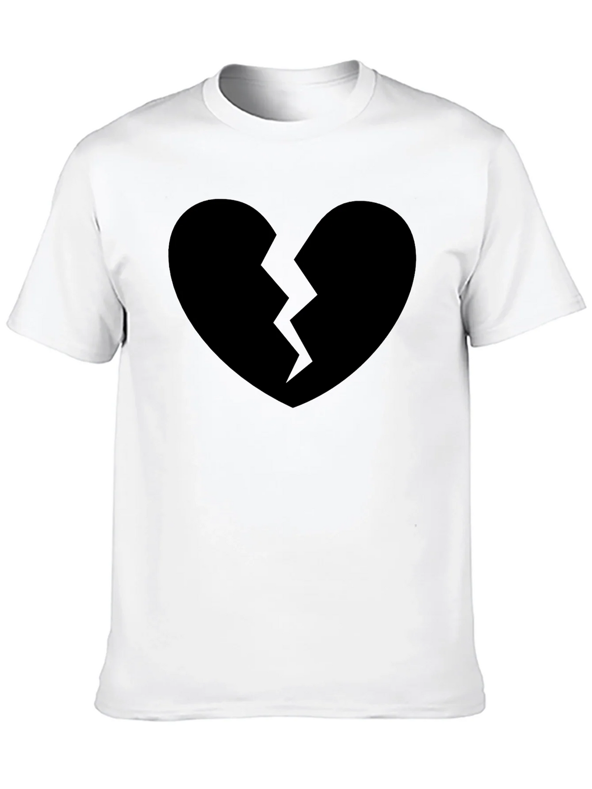 Broken Heart Graphic T-Shirt - Black product image 9