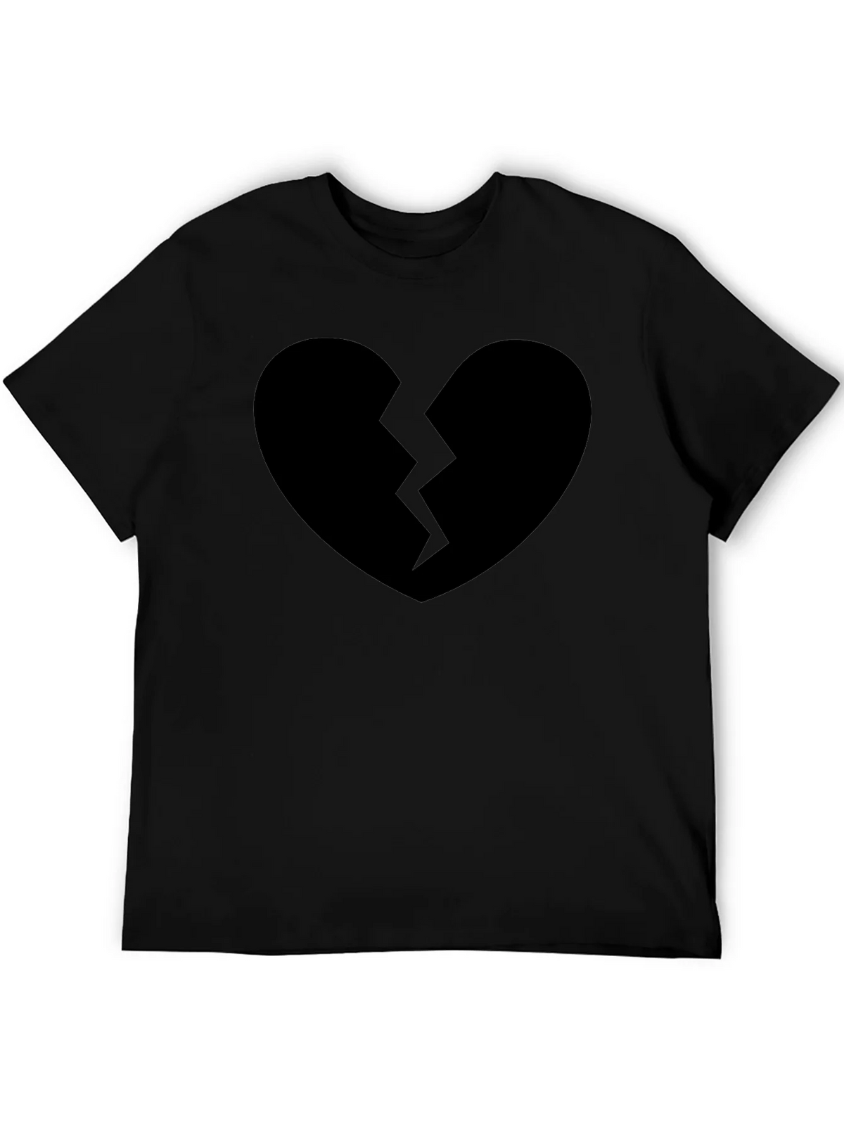 Broken Heart Graphic T-Shirt - Black product image 5