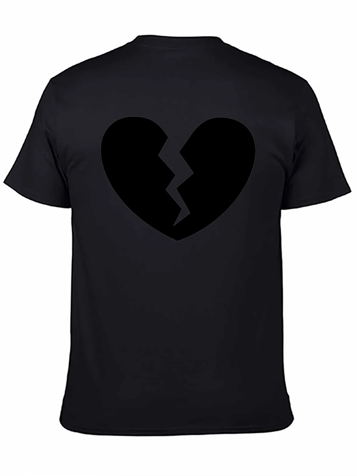 Broken Heart Graphic T-Shirt - Black product image 4