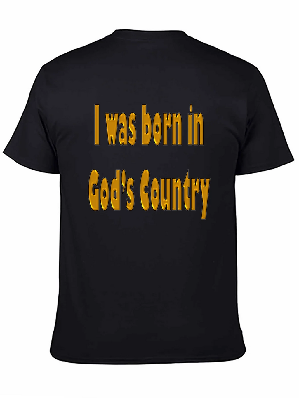 Gods Country Black T-Shirt product image 4
