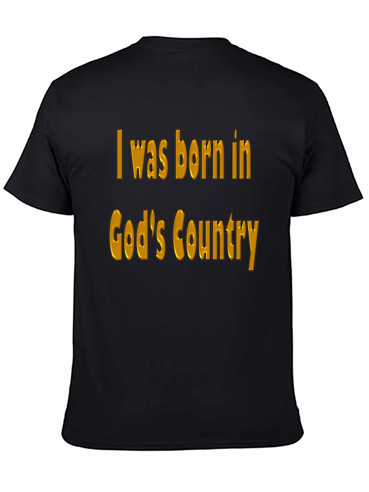 Gods Country Black T-Shirt product image 4