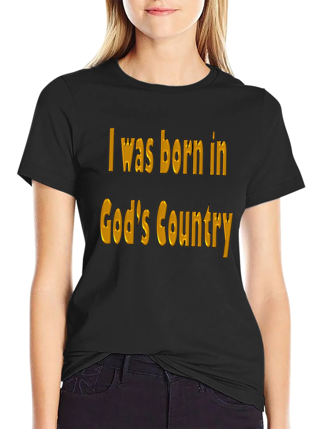 Gods Country Black T-Shirt product image 2