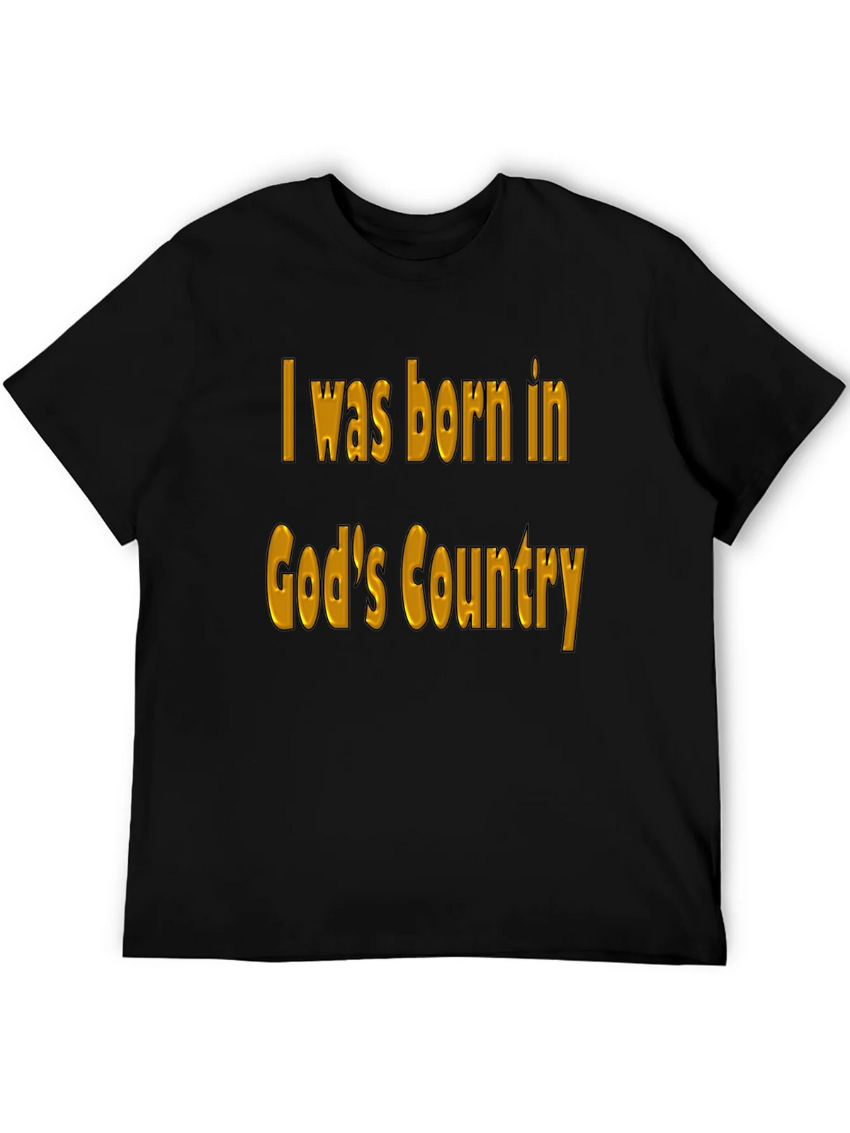 Gods Country Black T-Shirt product image 5