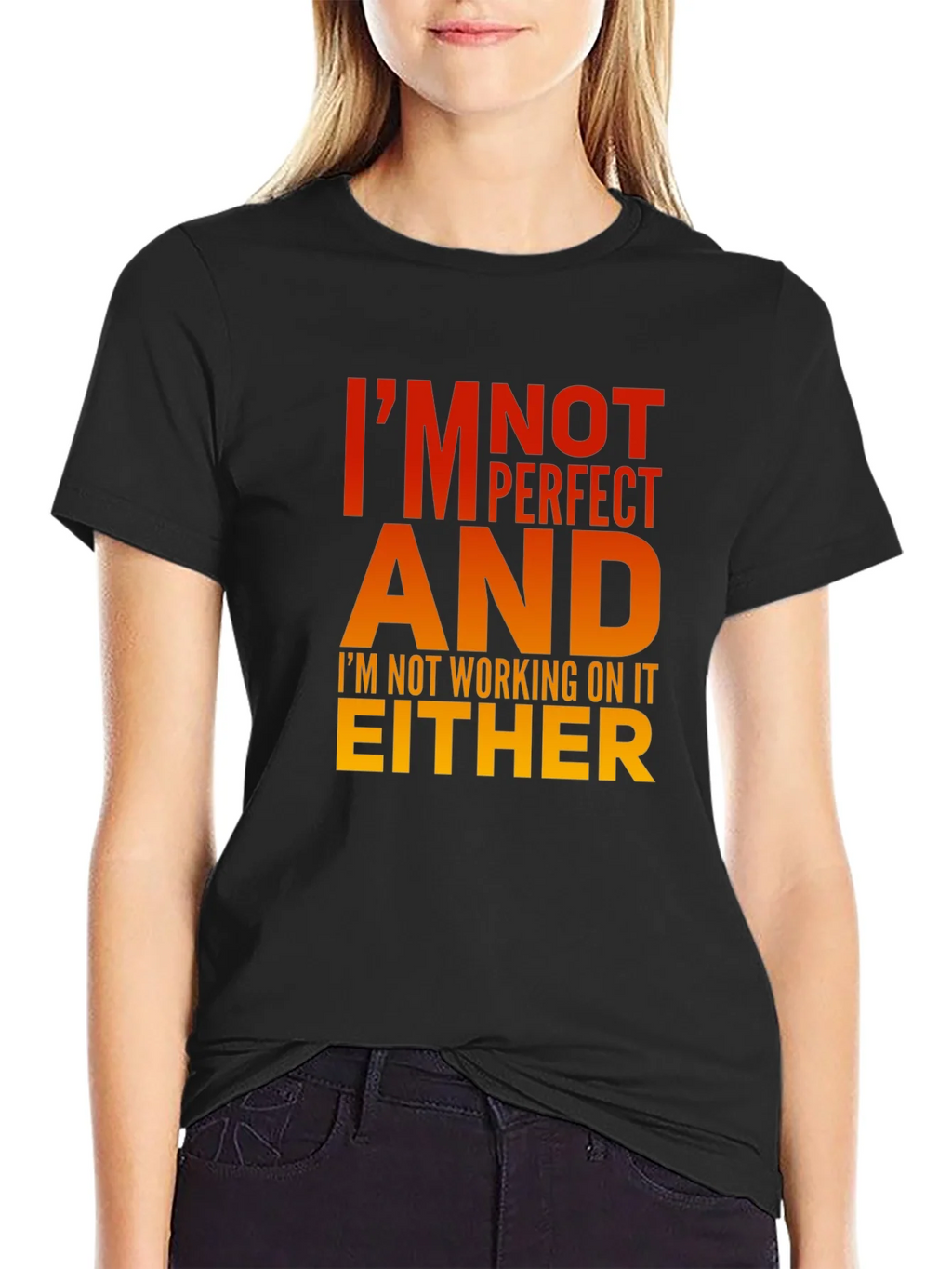 Im Not Perfect T-Shirt - Humorous Graphic Tee product image 2