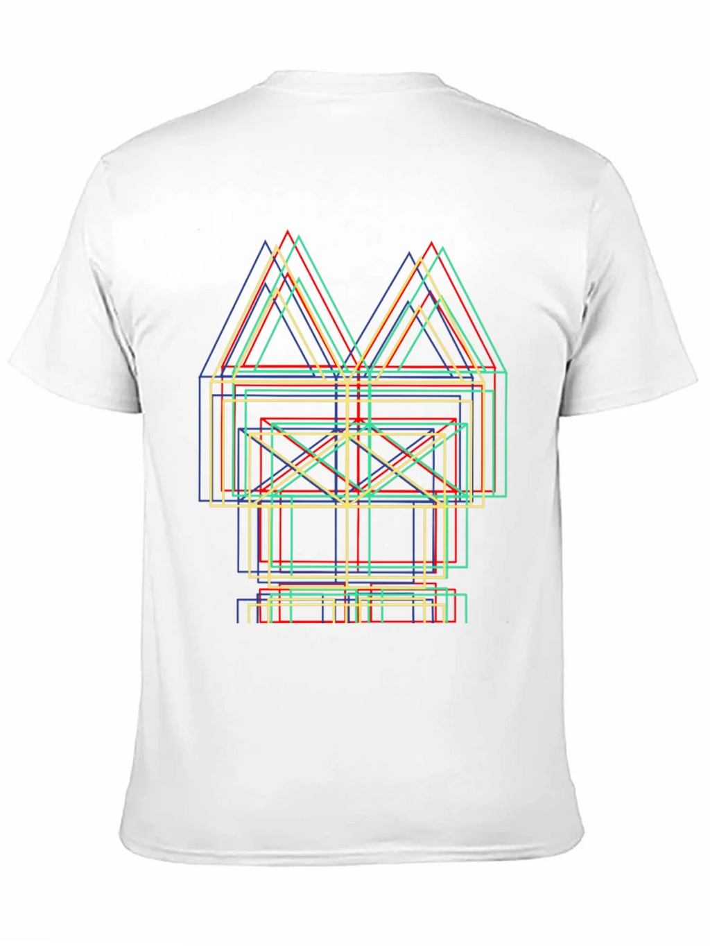 Abstract Geometric Line Art Graphic Tee product image 10