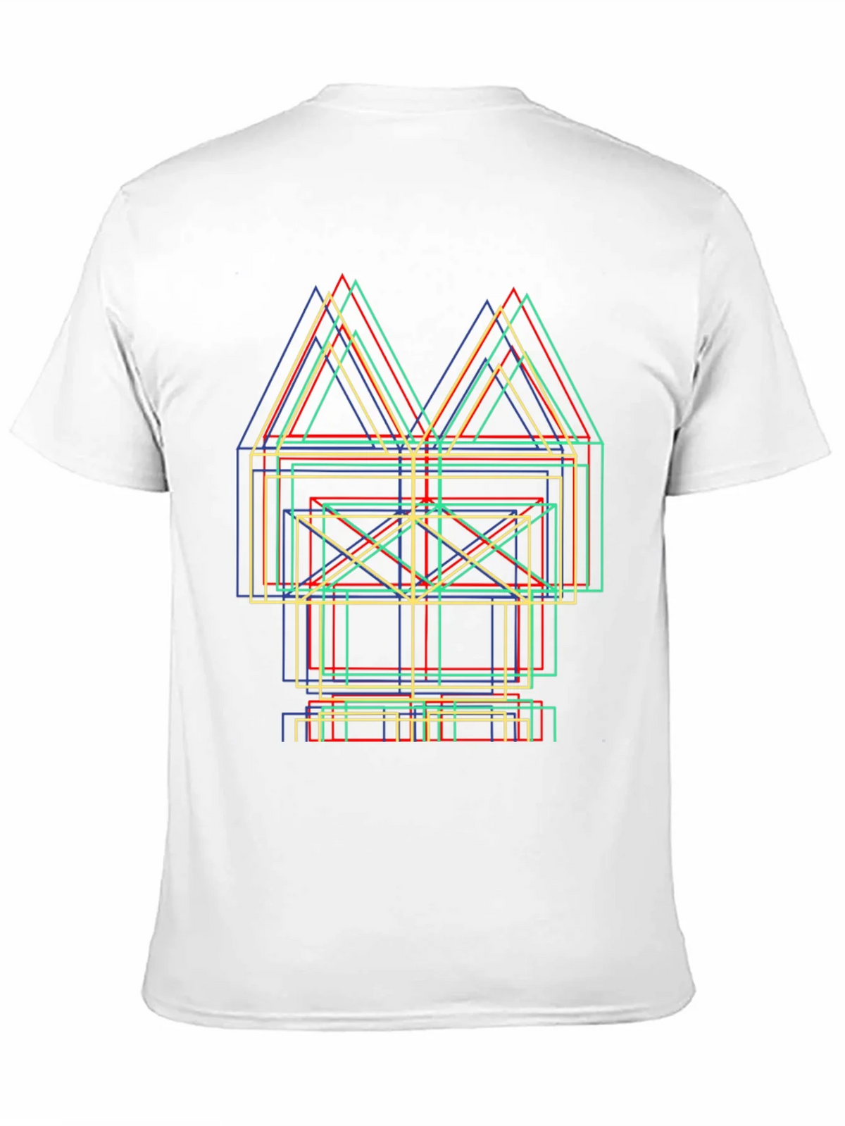 Abstract Geometric Line Art Graphic Tee product image 10