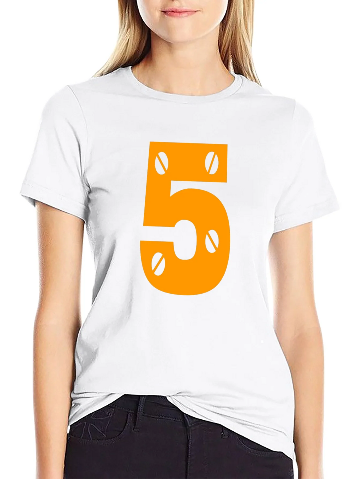 Number 5 Mechanic Style Graphic Tee product image 8