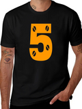 Number 5 Mechanic Style Graphic Tee product image 1