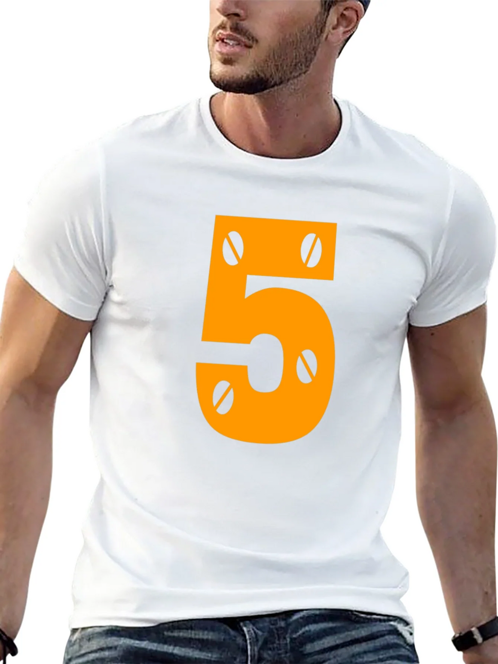 Number 5 Mechanic Style Graphic Tee product image 12