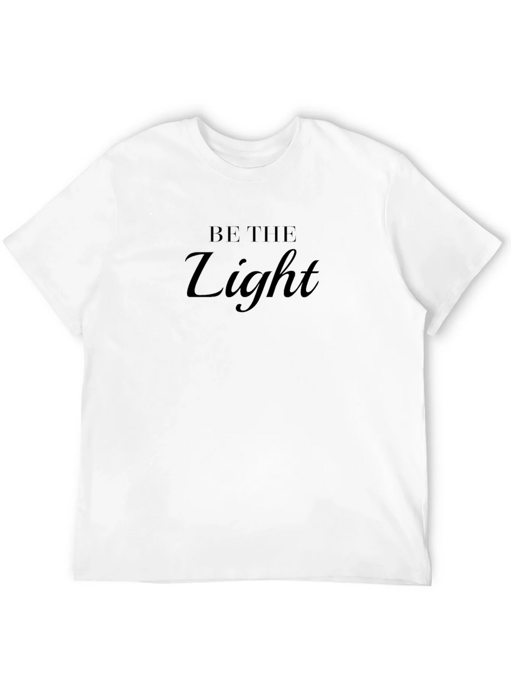 Be The Light Black T-Shirt - Inspirational Mens Tee product image 10