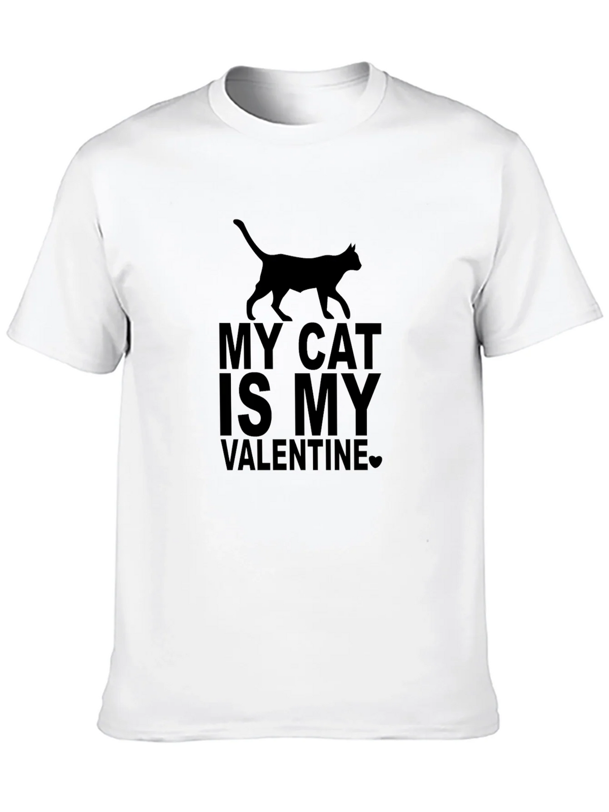 My Cat is My Valentine Graphic Tee product image 9