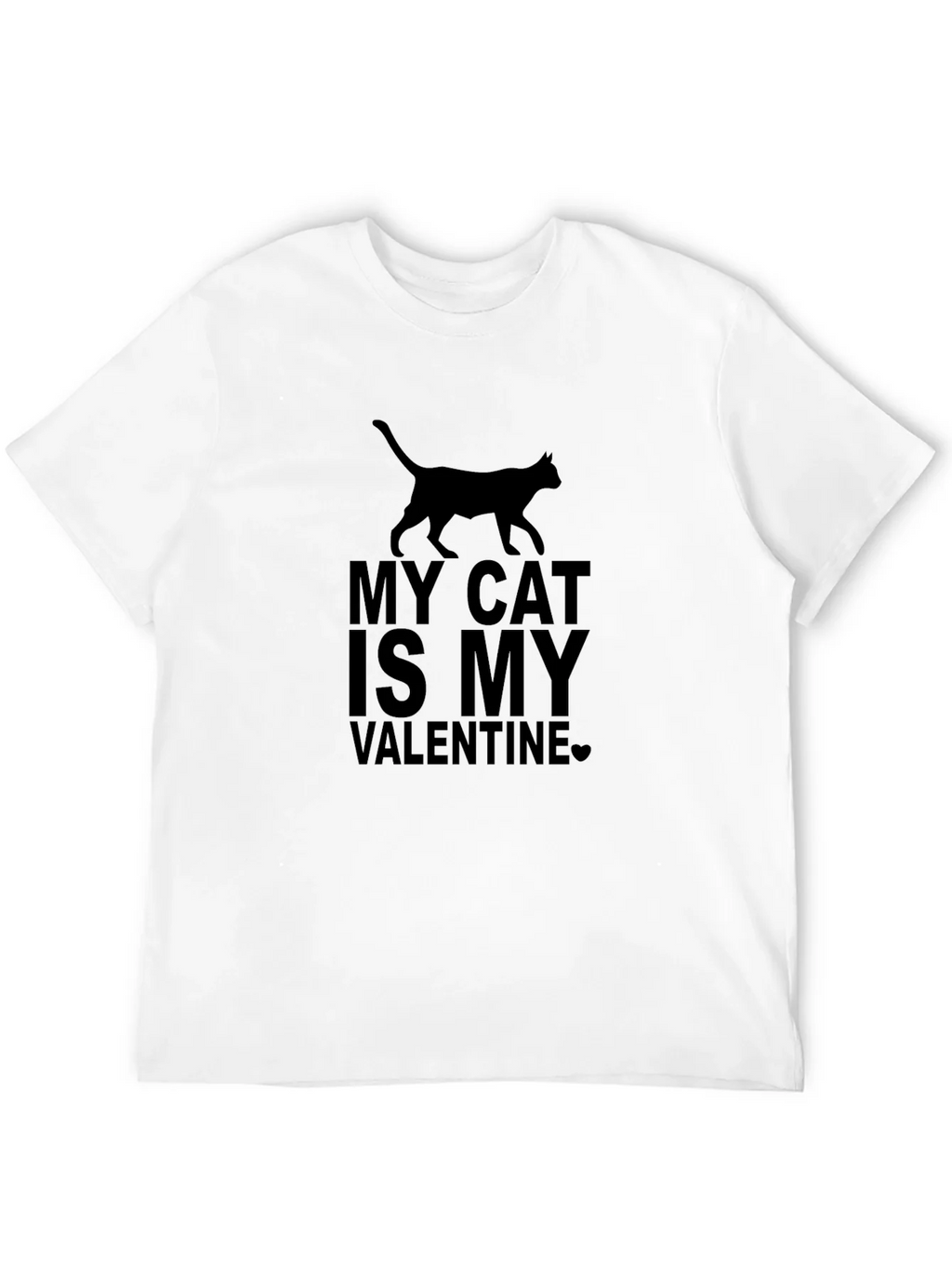 My Cat is My Valentine Graphic Tee product image 11