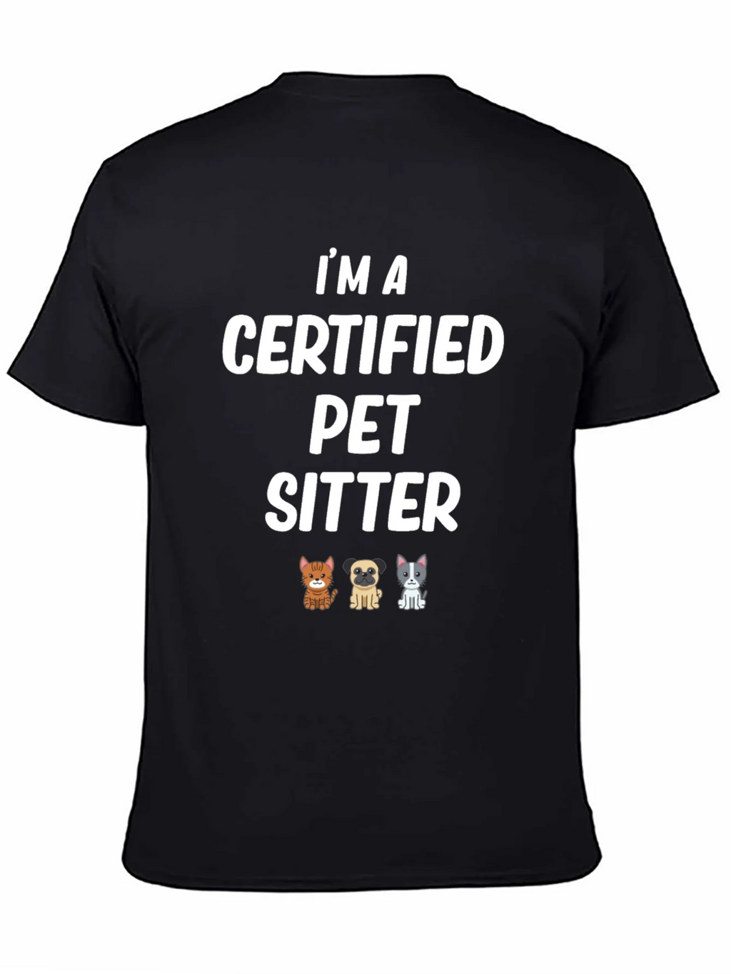 Certified Pet Sitter T-Shirt product image 4
