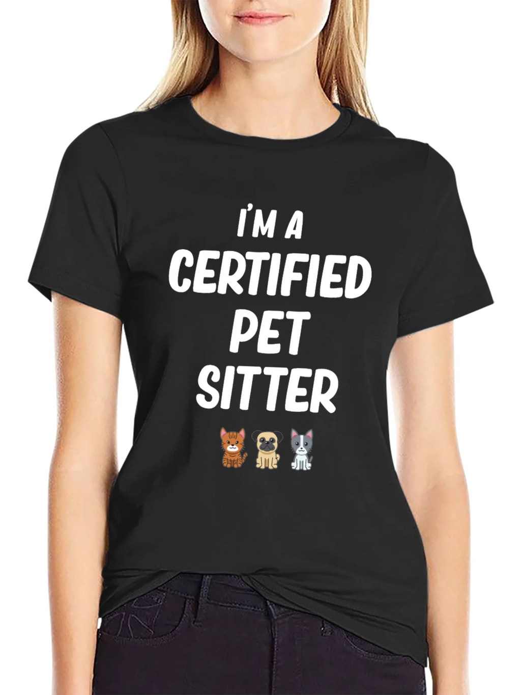 Certified Pet Sitter T-Shirt product image 2