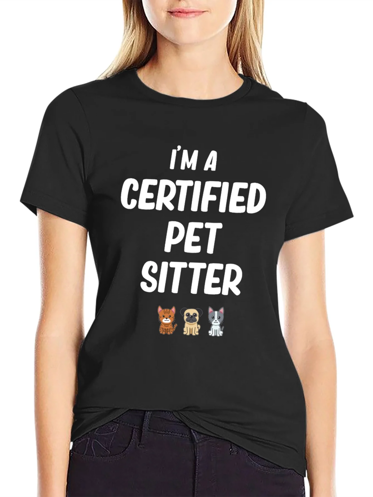Certified Pet Sitter T-Shirt product image 2
