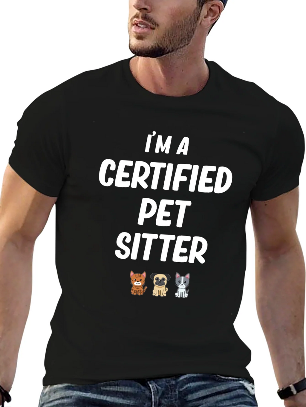 Certified Pet Sitter T-Shirt product image 6