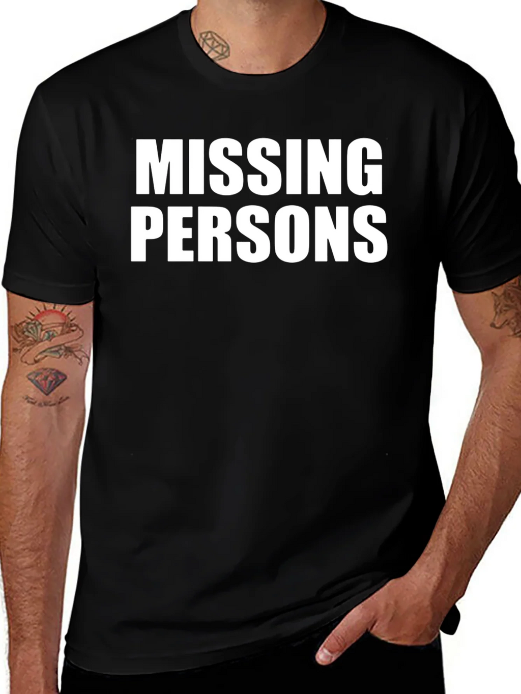 Missing Persons Graphic Tee - Novelty T-Shirt product image 1