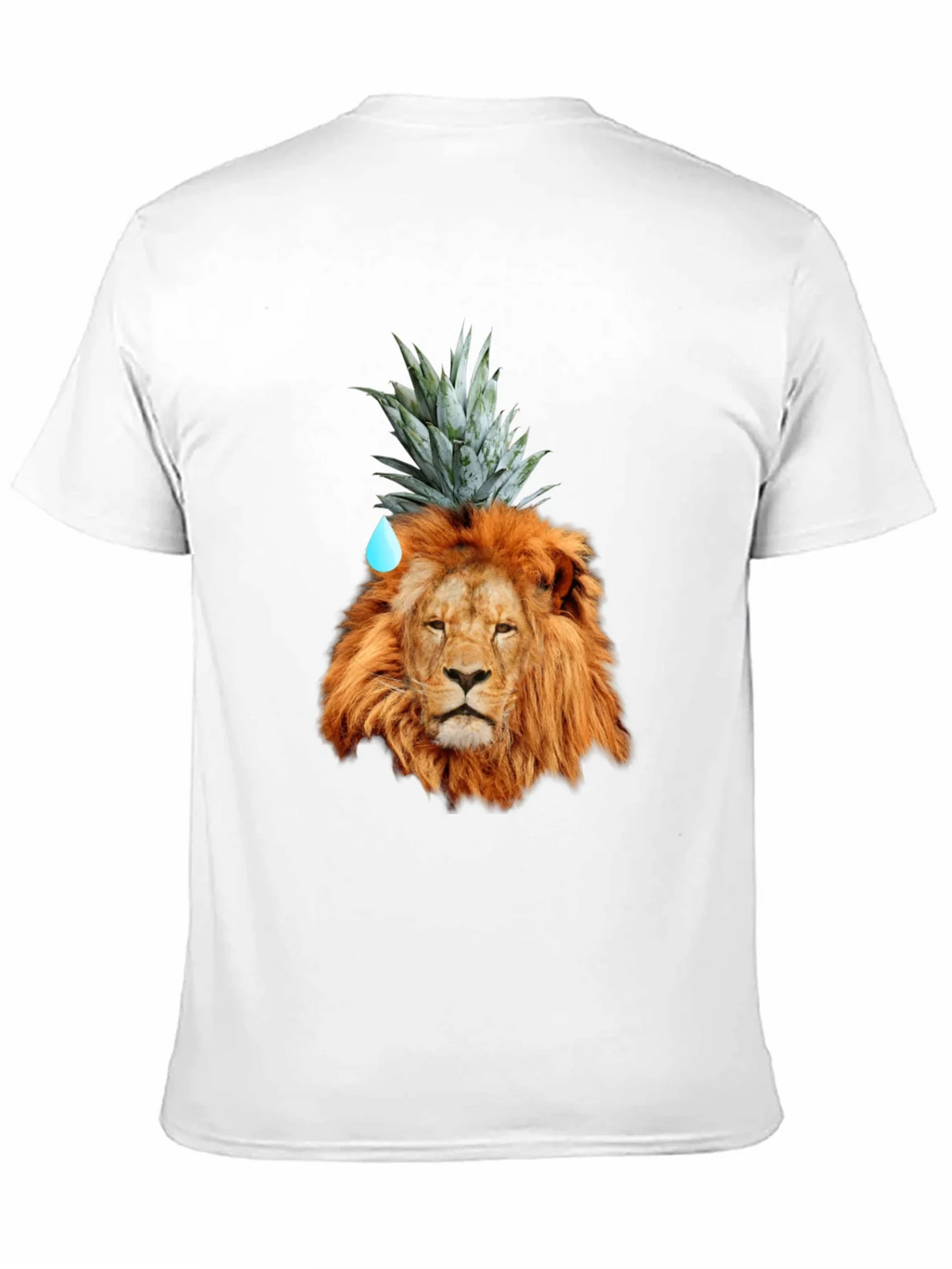 Lion Head with Pineapple Crown Novelty T-Shirt product image 10