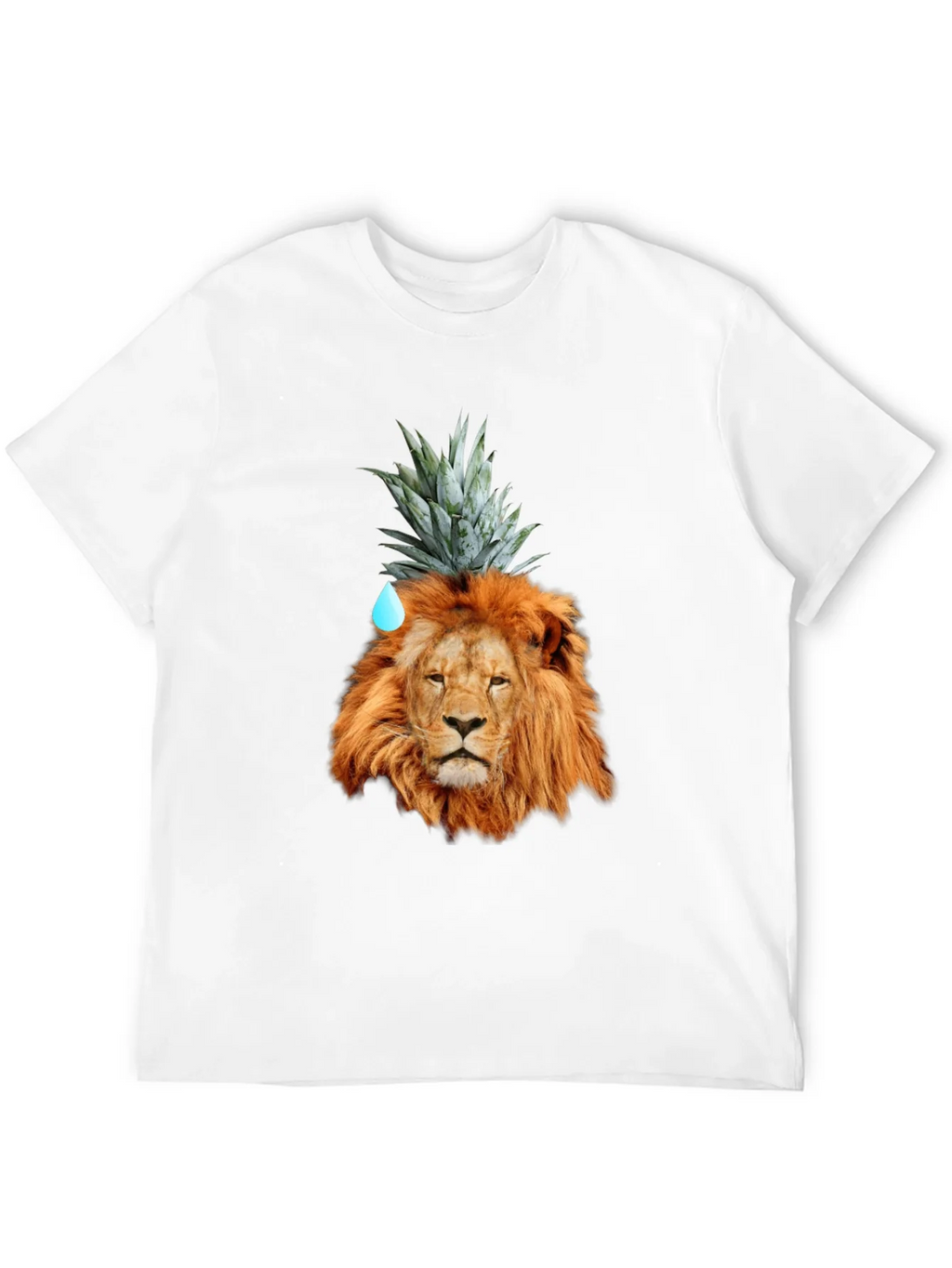 Lion Head with Pineapple Crown Novelty T-Shirt product image 11