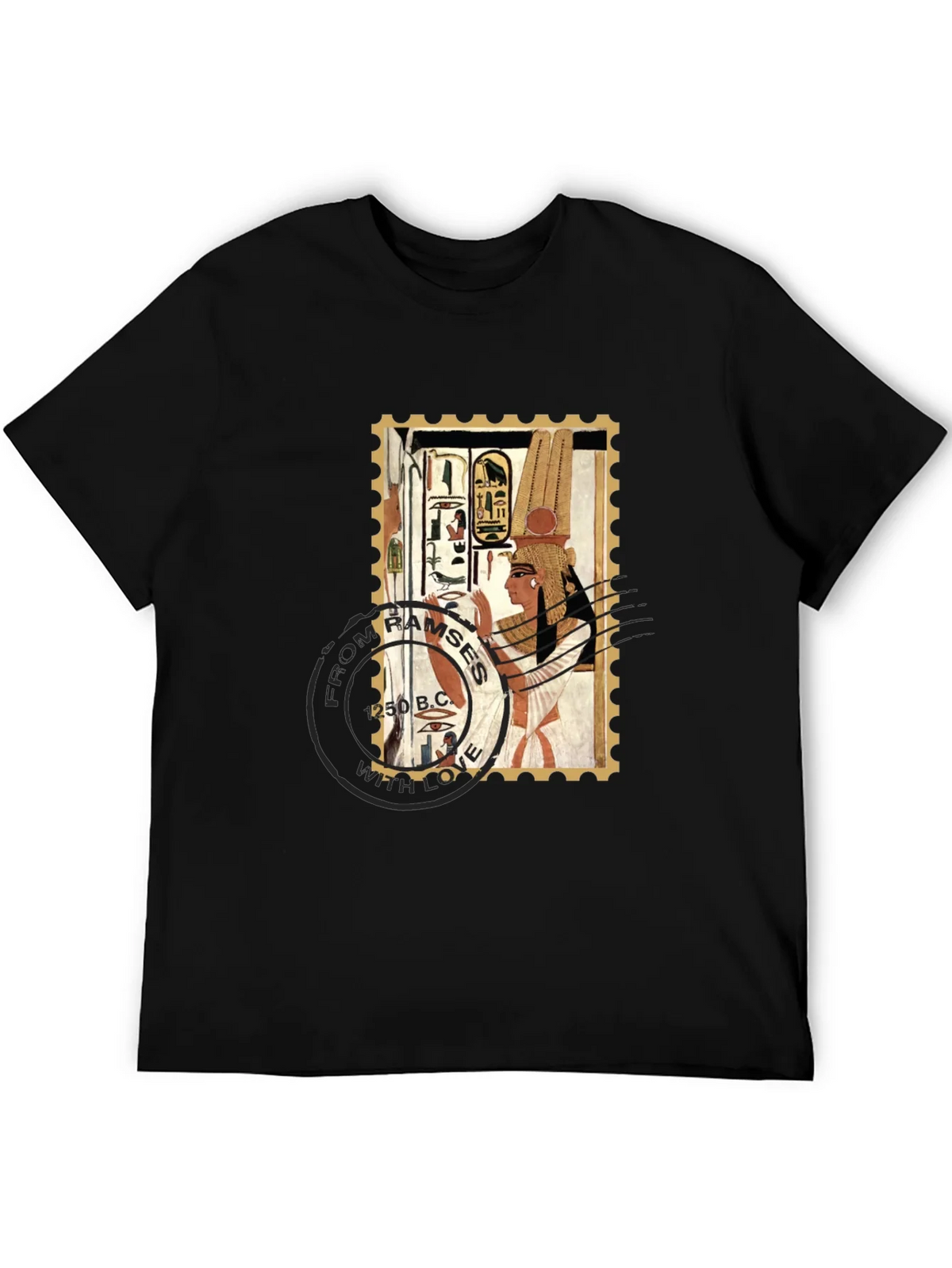Egyptian Stamp T-Shirt: Ramses 250 B.C. Design product image 5
