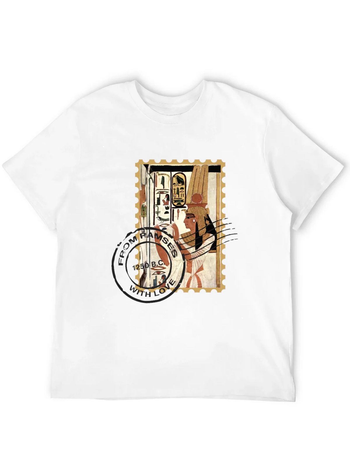 Egyptian Stamp T-Shirt: Ramses 250 B.C. Design product image 11