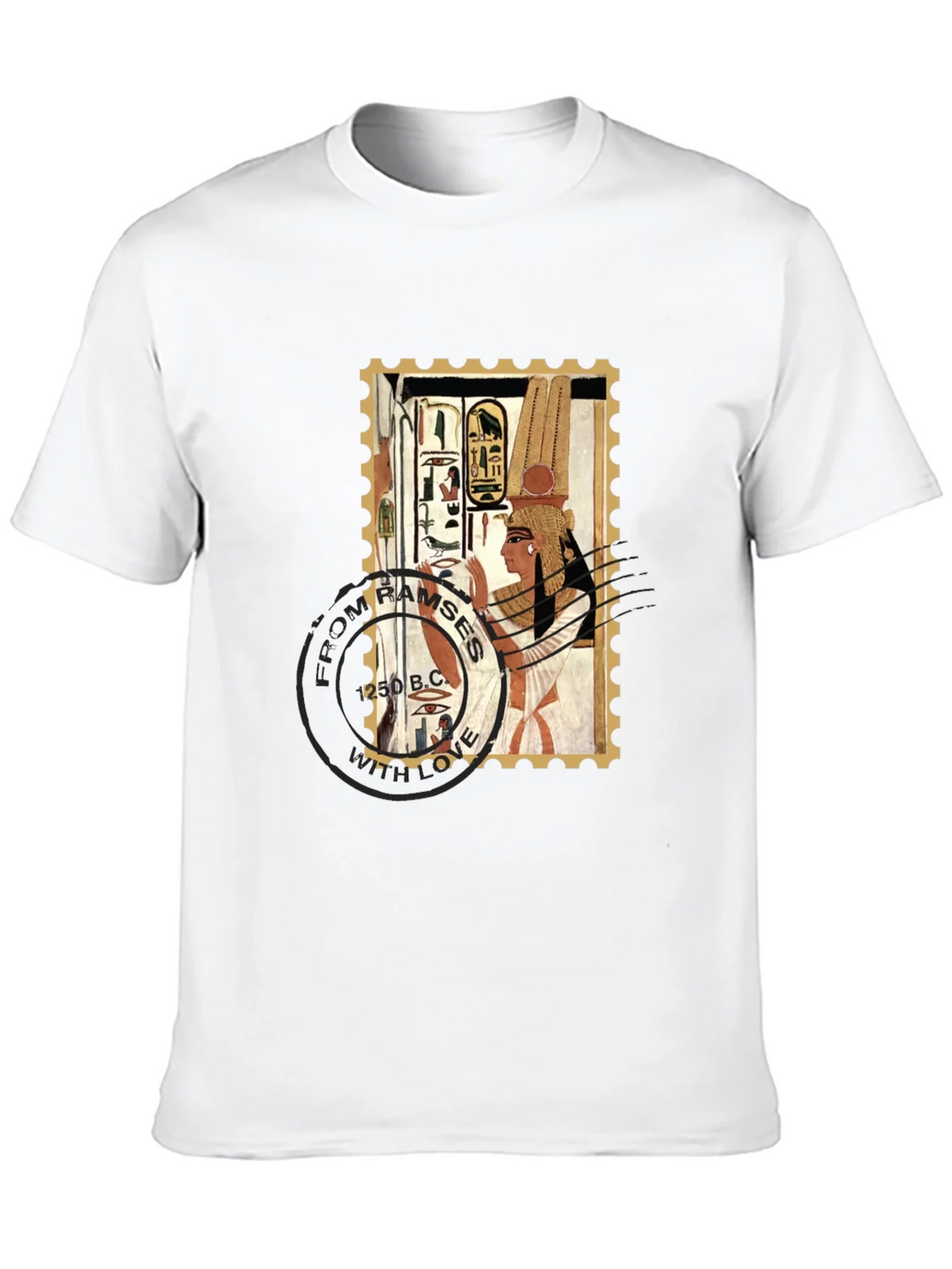 Egyptian Stamp T-Shirt: Ramses 250 B.C. Design product image 9