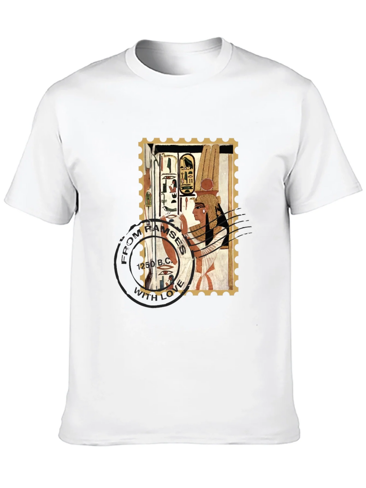 Egyptian Stamp T-Shirt: Ramses 250 B.C. Design product image 9