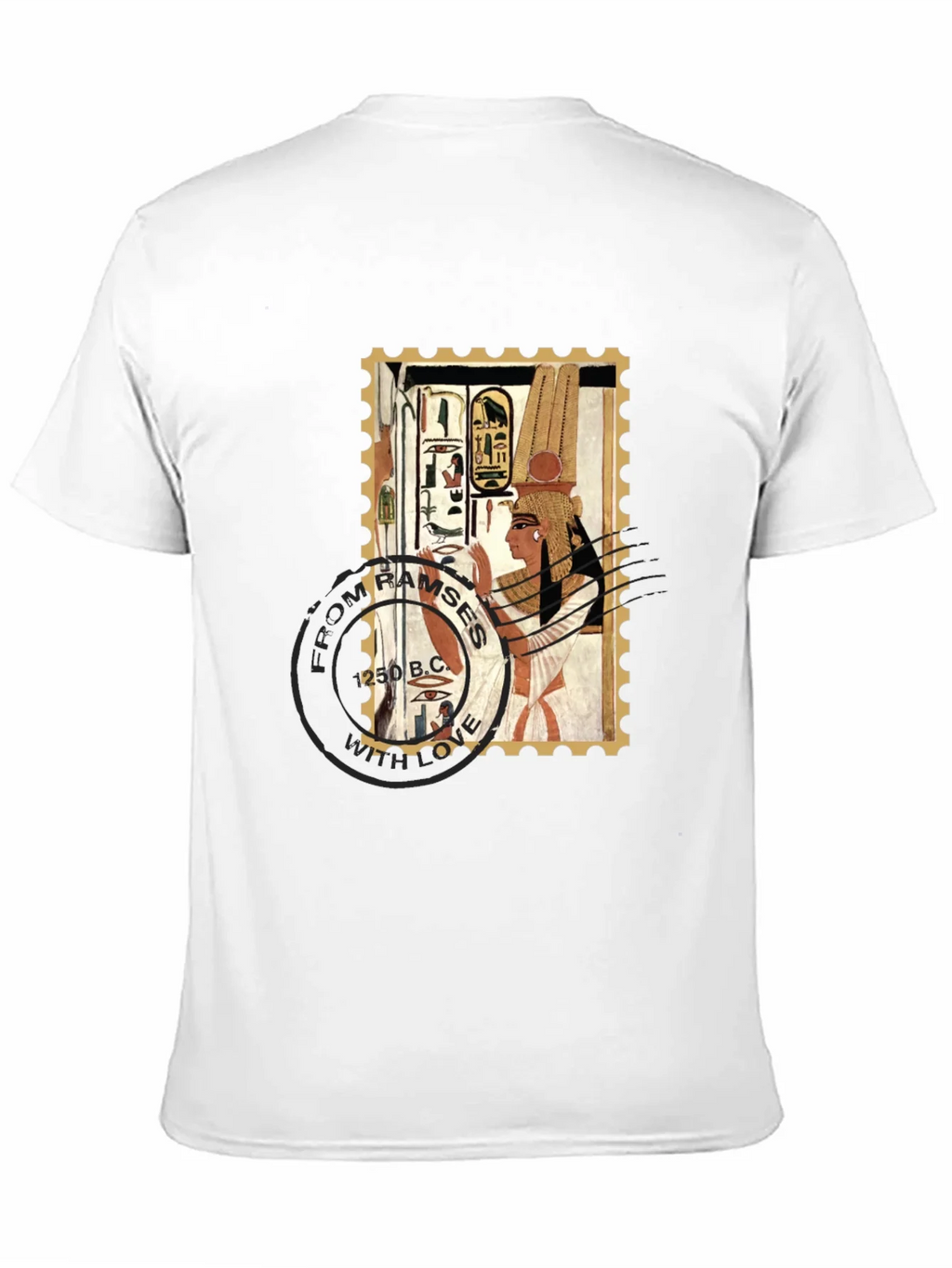Egyptian Stamp T-Shirt: Ramses 250 B.C. Design product image 10
