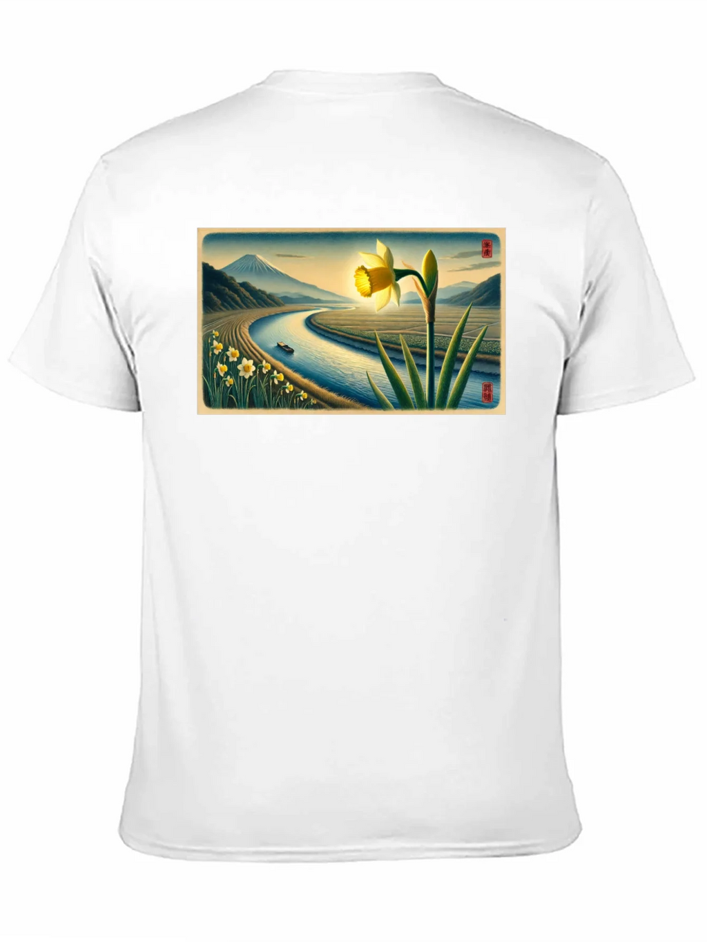 Daffodil River View Graphic Tee product image 10