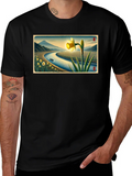 Daffodil River View Graphic Tee product image 1