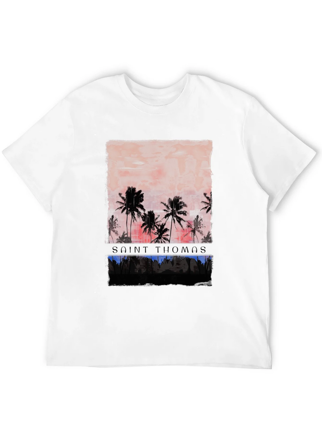 Saint Thomas Palm Tree Graphic T-Shirt product image 11