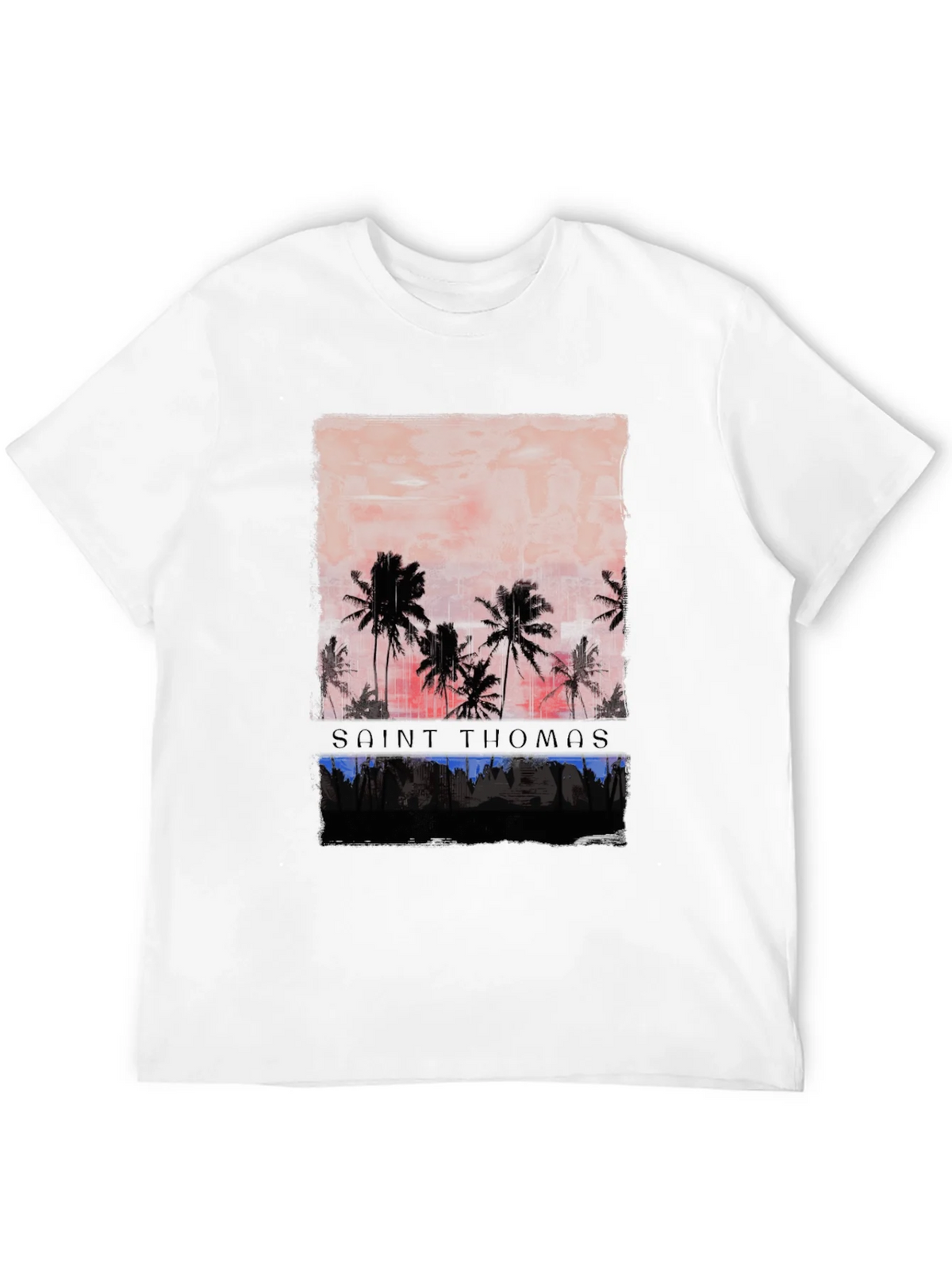 Saint Thomas Palm Tree Graphic T-Shirt product image 11