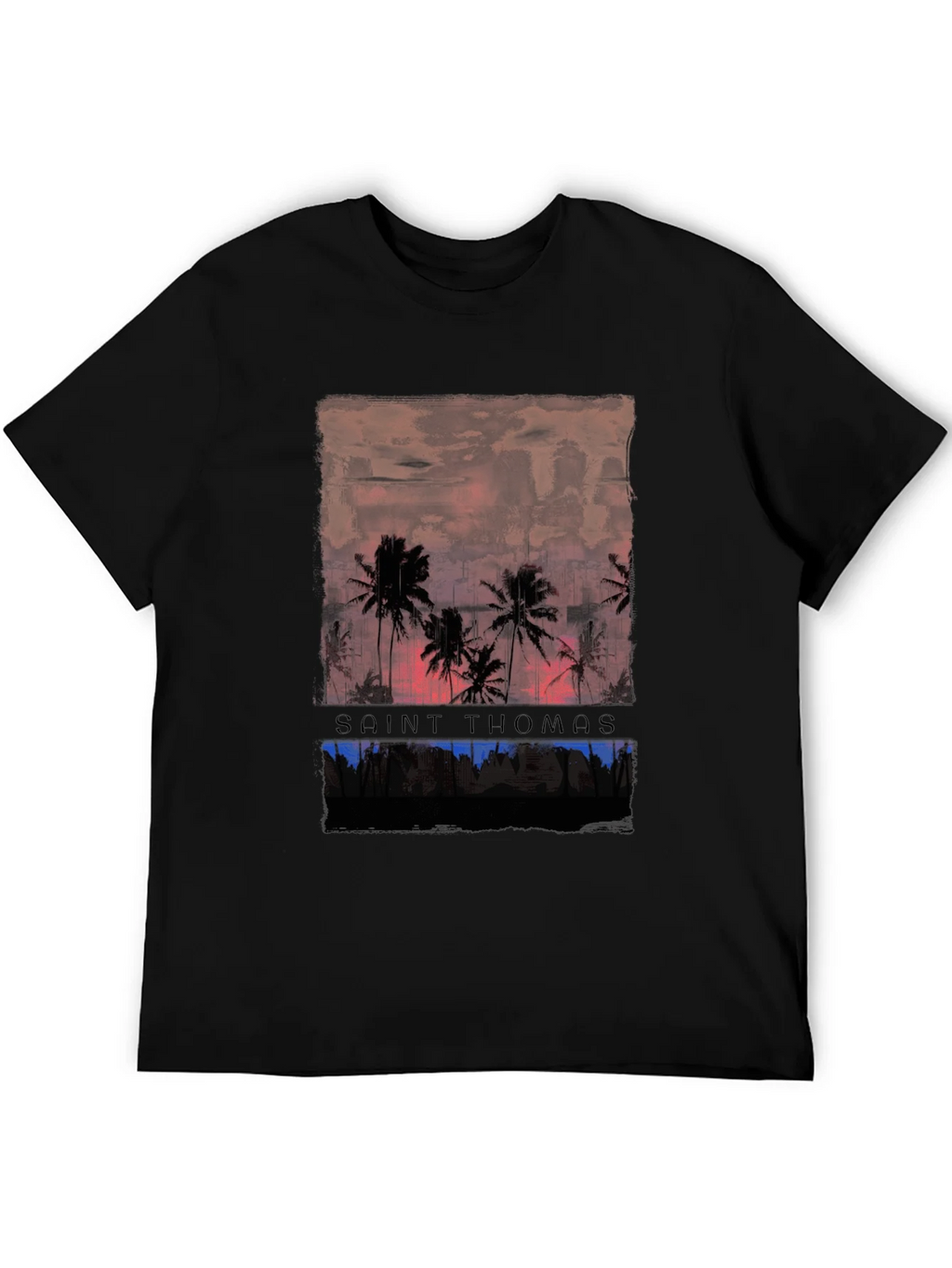 Saint Thomas Palm Tree Graphic T-Shirt product image 5
